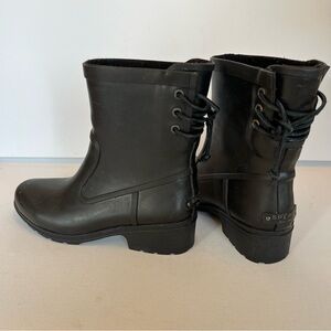 Sperry Saltwater Women's Black Rain Boots